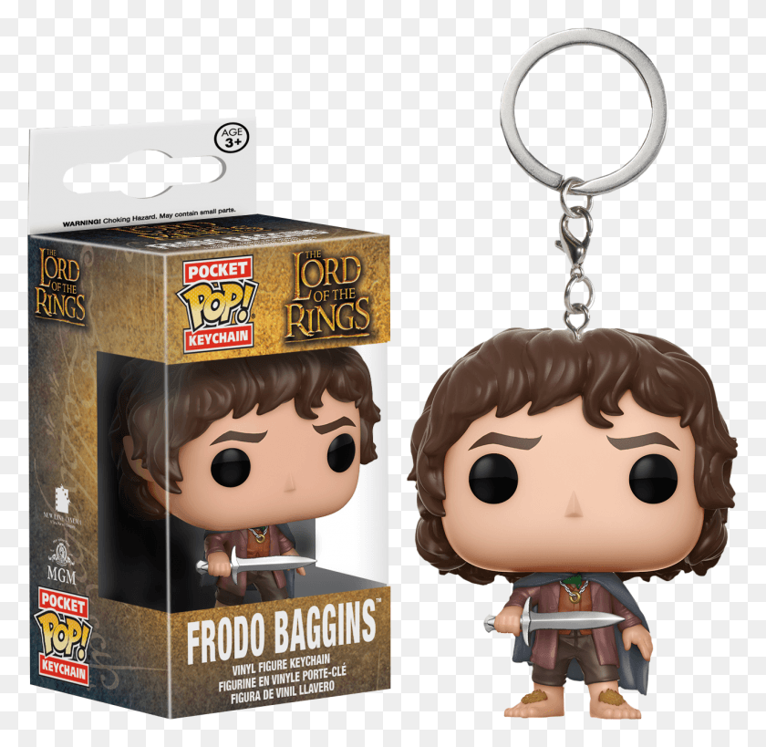 1313x1279 Pocket Pop Lord Of The Ring Funko Pop Keychain Lord Of The Rings, Toy, Doll, Box HD PNG Download