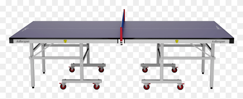 909x329 Pocket Rollaway By Killerspin Myt7 Pocket Rollaway Ping Pong Table Side View, Sport, Sports, Furniture HD PNG Download