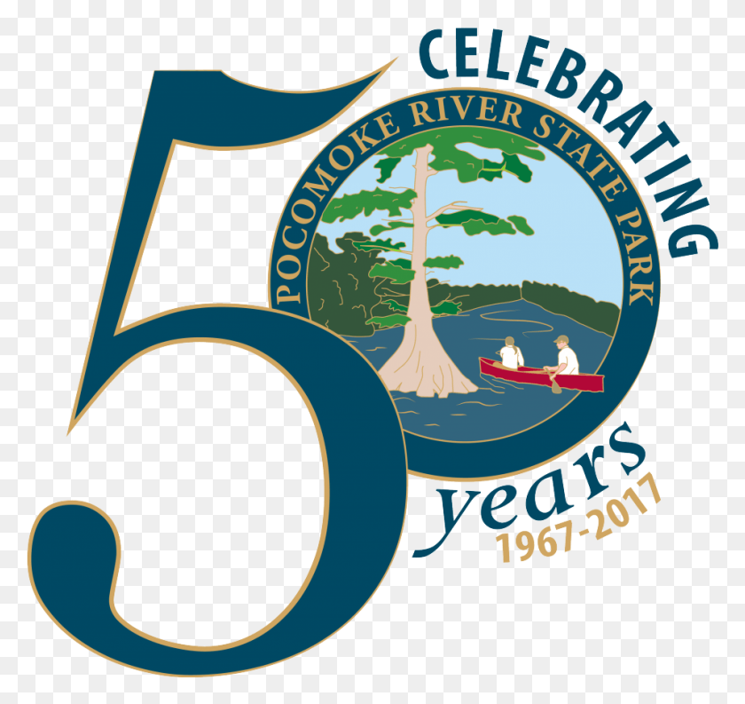 946x890 Descargar Png Pocomoke River State Park Celebra El 50 Aniversario De Diseño Gráfico, Número, Símbolo, Texto Hd Png
