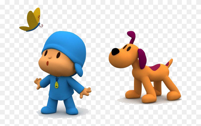 684x468 Pocoyo Personajes Pocoyo, Игрушка, Фигурка, Плюш, Png Скачать