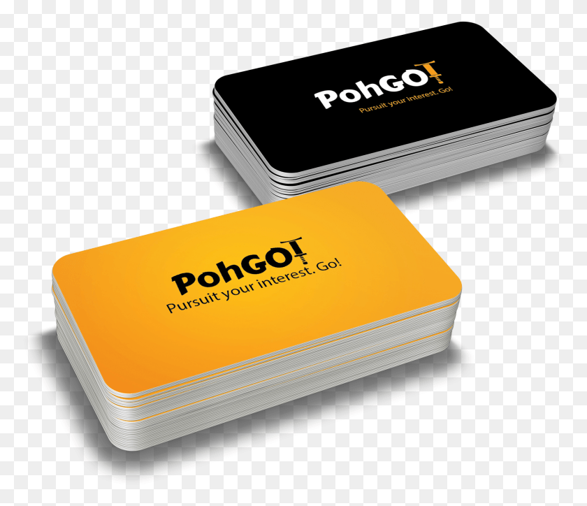 1680x1432 Pohgo Business Cards Yellow, Text, Paper, Business Card HD PNG Download