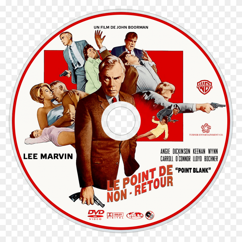1000x1000 Point Blank Dvd Disc Image Lee Marvin Point Blank Poster, Disk, Person, Human HD PNG Download