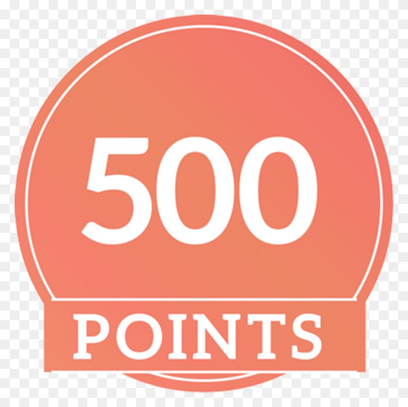 1000x1000 Point System 500 Points, Text, Number, Symbol HD PNG Download