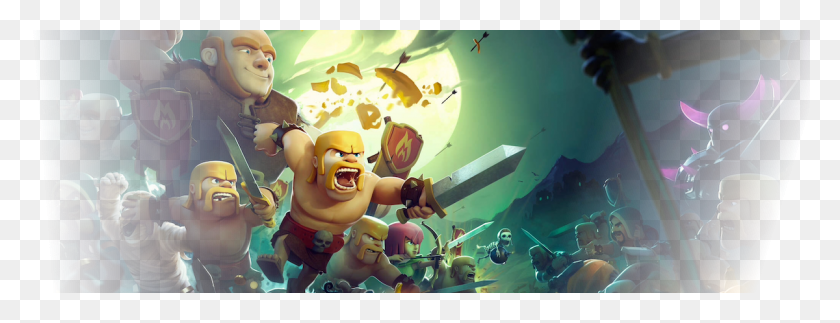 1200x406 Pointsr Com Clash Of Clans, Person, Human, Graphics HD PNG Download