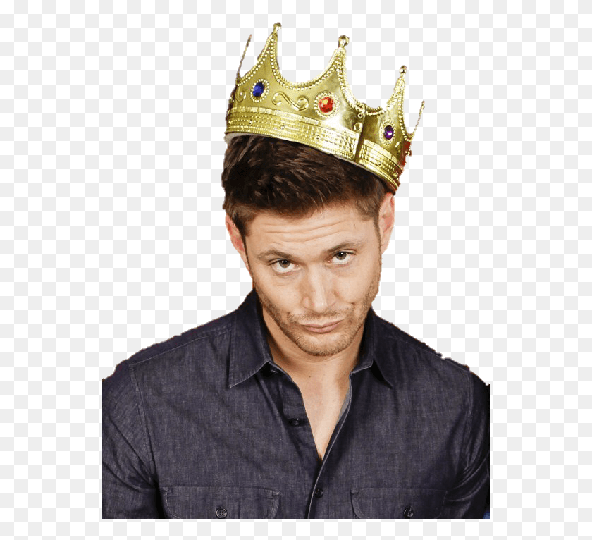 551x706 Poisk Po Zaprosu Jensen Ackles Dean In A Crown, Person, Human, Accessories HD PNG Download