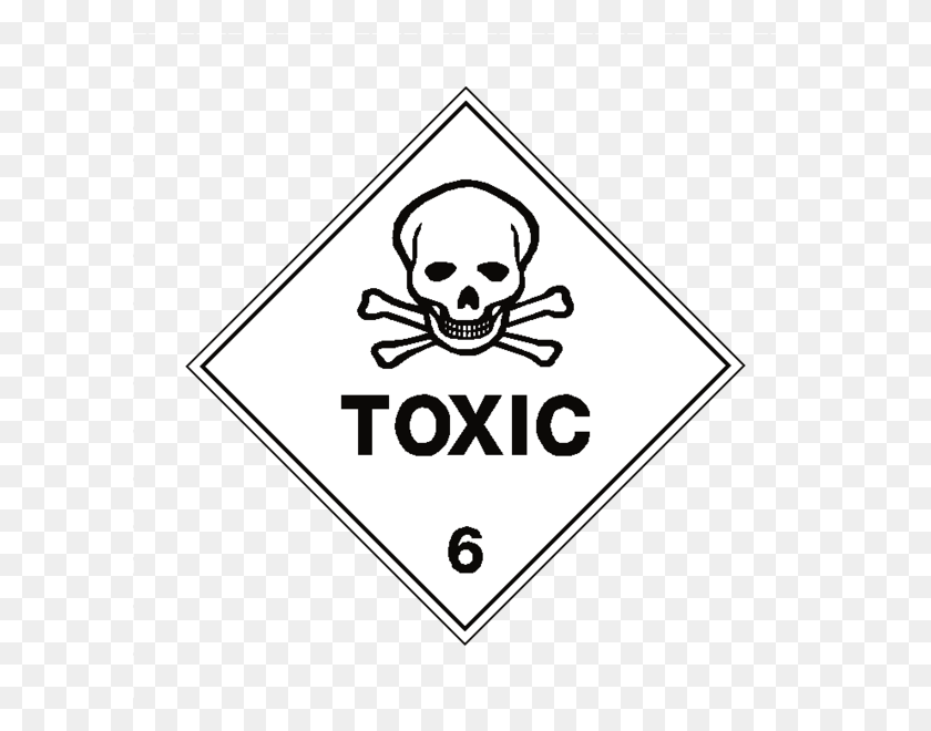 600x600 Poison Clipart Safety Sign Toxic Dangerous Goods Sign, Symbol, Label, Text HD PNG Download