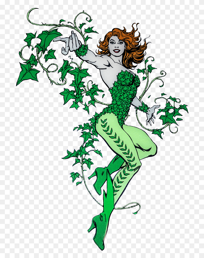 712x1000 Poison Ivy Character Lensed Emblem, Poster, Advertisement, Graphics HD PNG Download