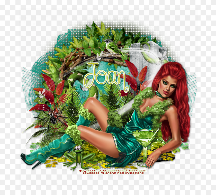 700x700 Poison Ivy Ptu Illustration, Person, Vegetation, Plant HD PNG Download