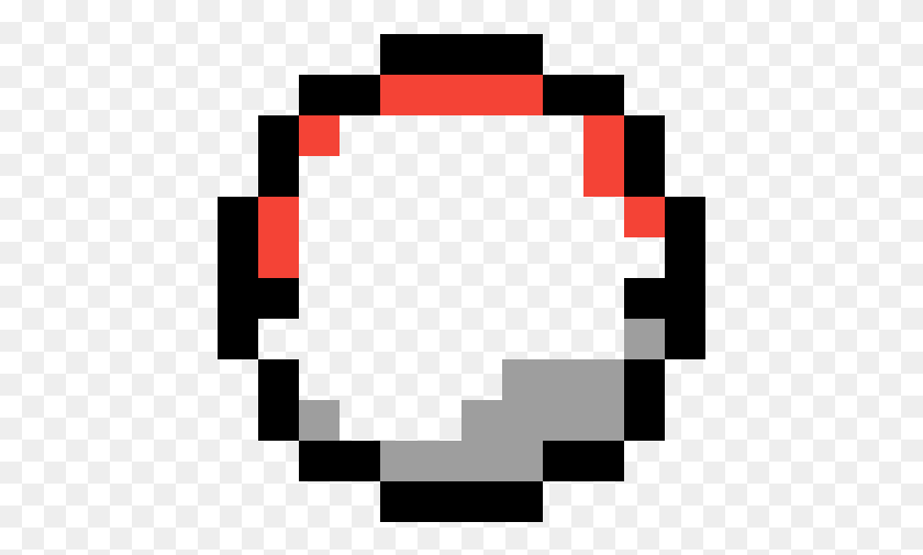 445x445 Pokeball Pokemon Dive Ball Pixel, Pac Man, Первая Помощь, Подушка Png Скачать