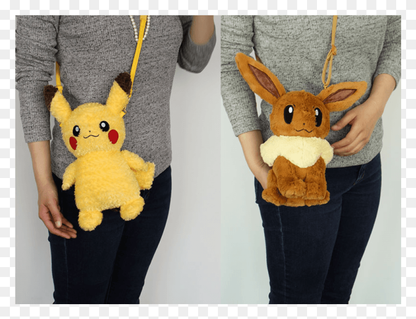 1001x751 Pokecen Pikachu Amp Eevee39s Closet Plush Accessories Stuffed Toy, Clothing, Apparel, Teddy Bear HD PNG Download