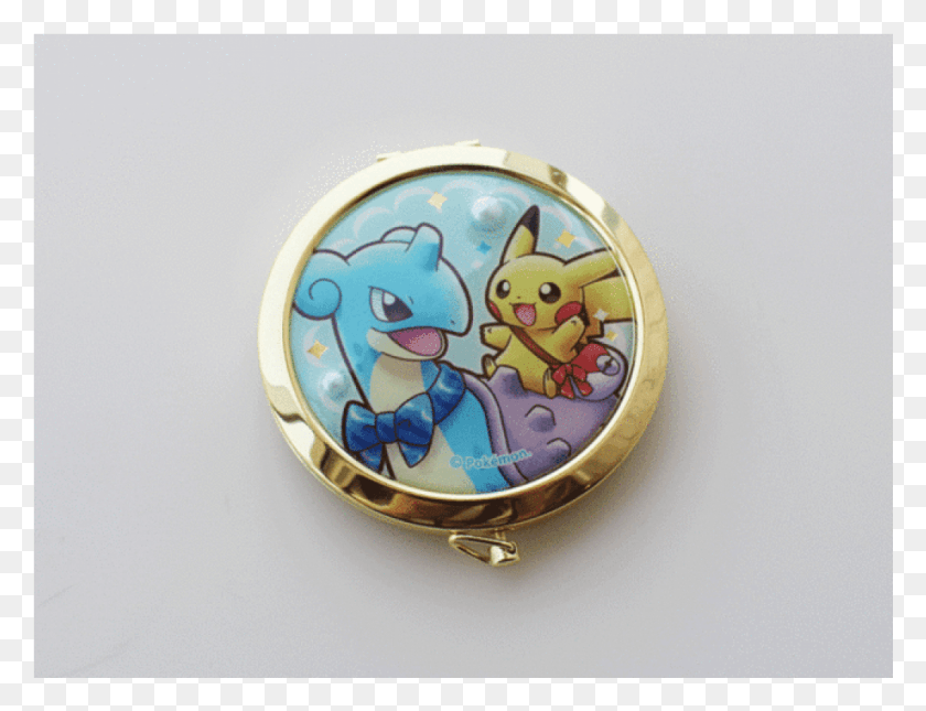 1001x751 Pokecen Riding With Lapras Hand Mirror Cartoon, Accessories, Accessory, Clock Tower HD PNG Download