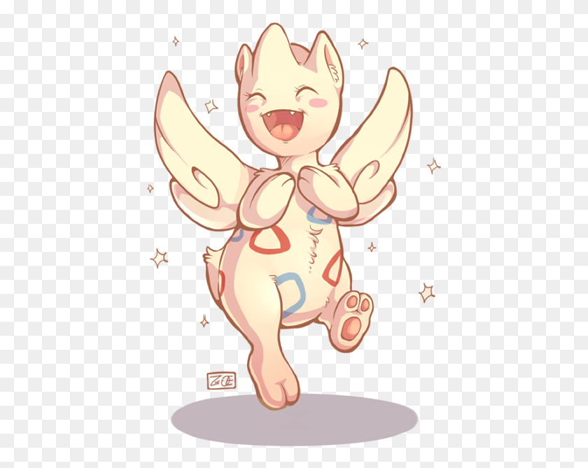 422x609 Pokeddexy Togetic Togetic Fan Art, Cupid HD PNG Download