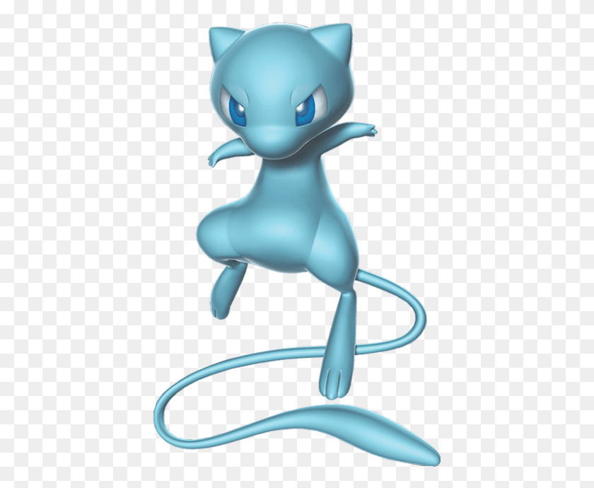 409x630 Pokemon 3d Shinypokemon Mew Blue Freetoedit Blue Mew, Toy, Mammal, Animal HD PNG Download