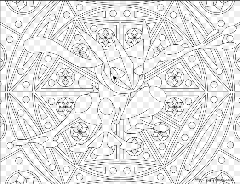 3037x2340 Pokemon Adult Coloring Pages, Gray Clipart PNG