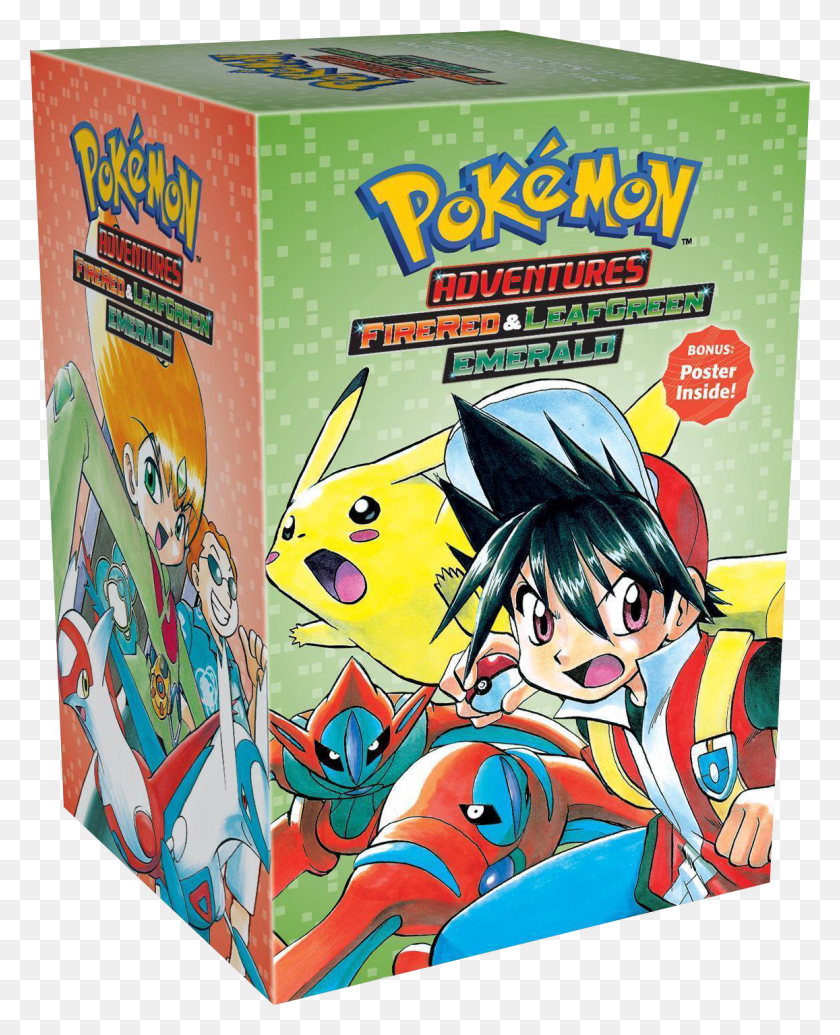 1157x1447 Pokemon Adventures Firered And Leafgreen Emerald Collection Pokemon Adventures Box Set, Book, Person, Human HD PNG Download