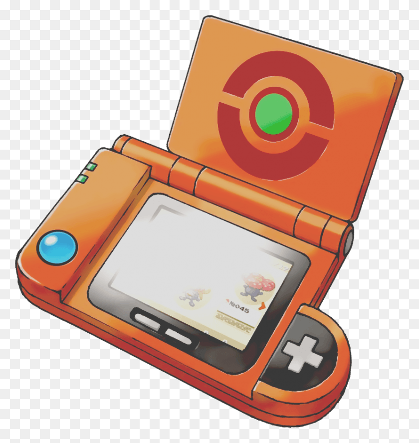 828x880 Pokemon All Region Pokedex, Electronics, Tape Player, Outdoors HD PNG Download