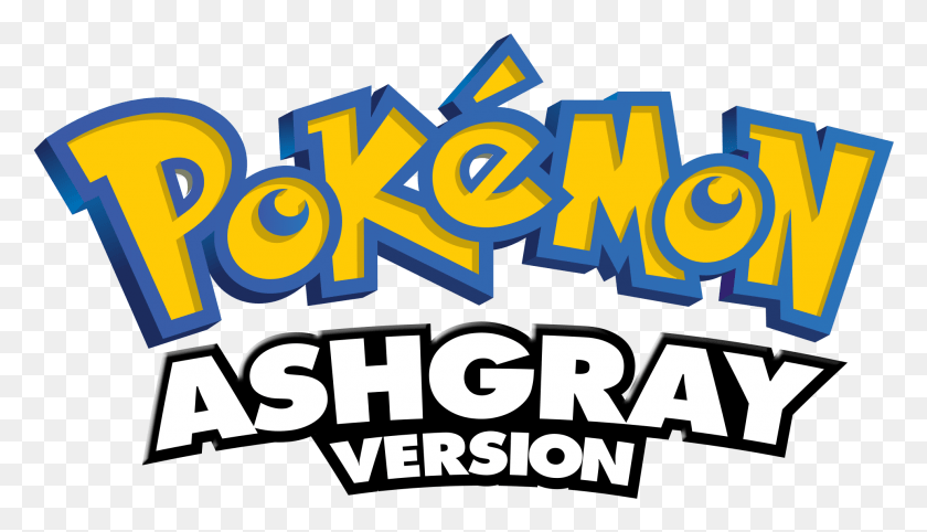 1927x1044 Pokemon Ashgray Fan Logo Pokemon, Text, Alphabet, Word HD PNG Download