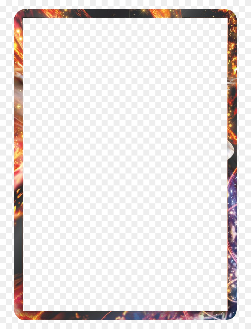747x1040 Pokemon Card Border 238572 Picture Frame, Arcade Game Machine, Rug, White Board HD PNG Download