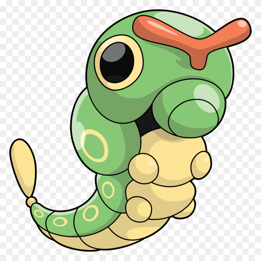 799x800 Pokemon Caterpie Is A Fictional Character Of Humans Pokemon Caterpie, Plant, Food, Grapes HD PNG Download