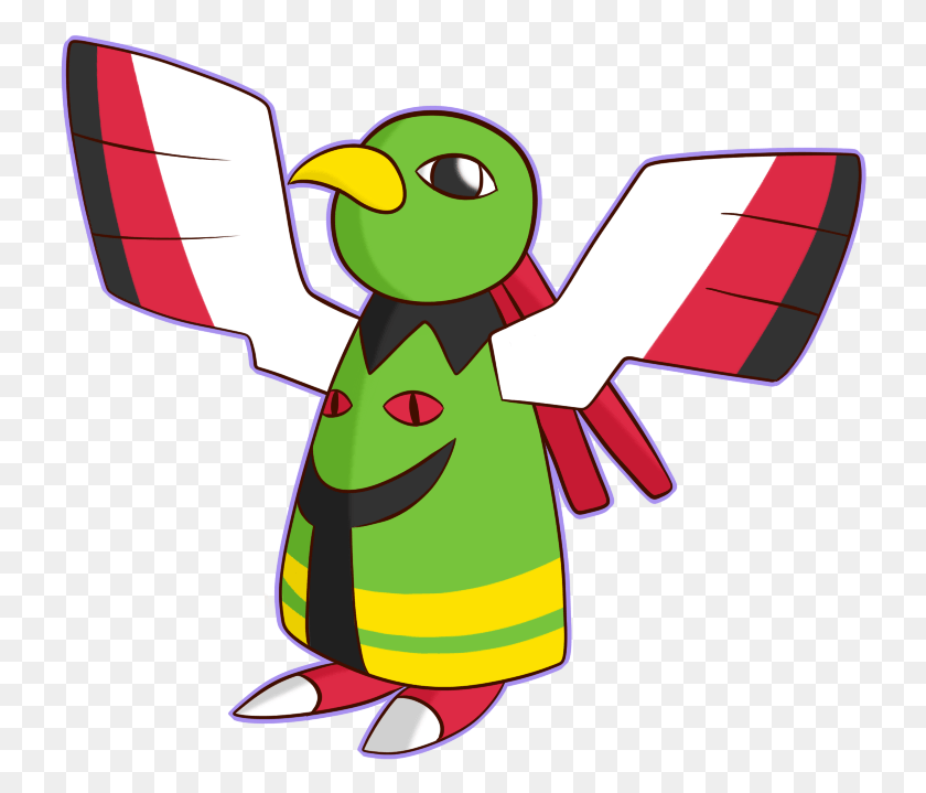 732x659 Pokemon Clipart Flying Green Flying Type Pokemon, Dynamite, Bomb, Weapon HD PNG Download