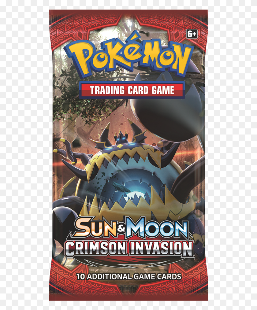522x954 Pokemon Crimson Invasion Sealed Booster, Poster, Advertisement, Person HD PNG Download
