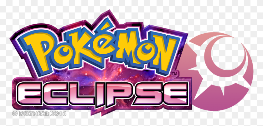 900x397 Descargar Png / Logotipo De Pokemon Eclipse, Al Aire Libre, Naturaleza, Púrpura Hd Png