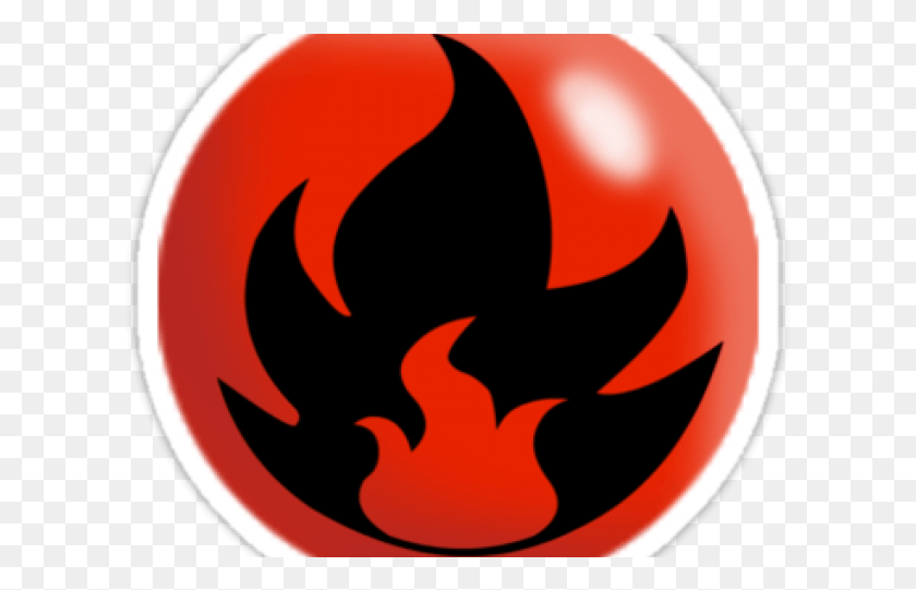 611x481 Pokemon Fire Type Symbol, Batman Logo HD PNG Download