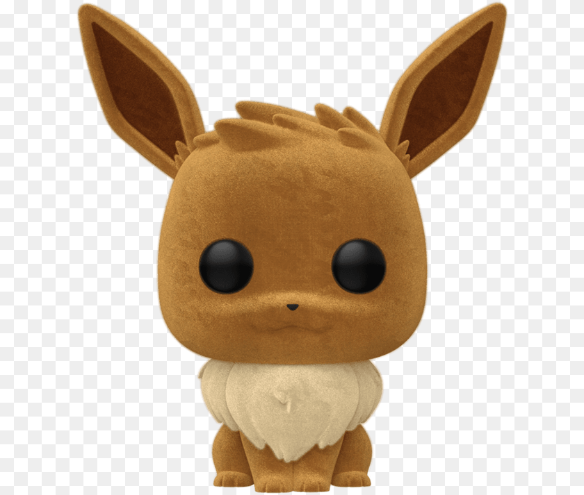 Pokemon Flocked Eevee Funko, Plush, Toy Clipart PNG