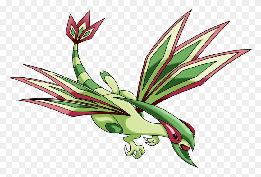 800x523 Pokemon Flygon Swift Is A Fictional Character Of Humans Illustration, Bird, Animal, Dragon HD PNG Download