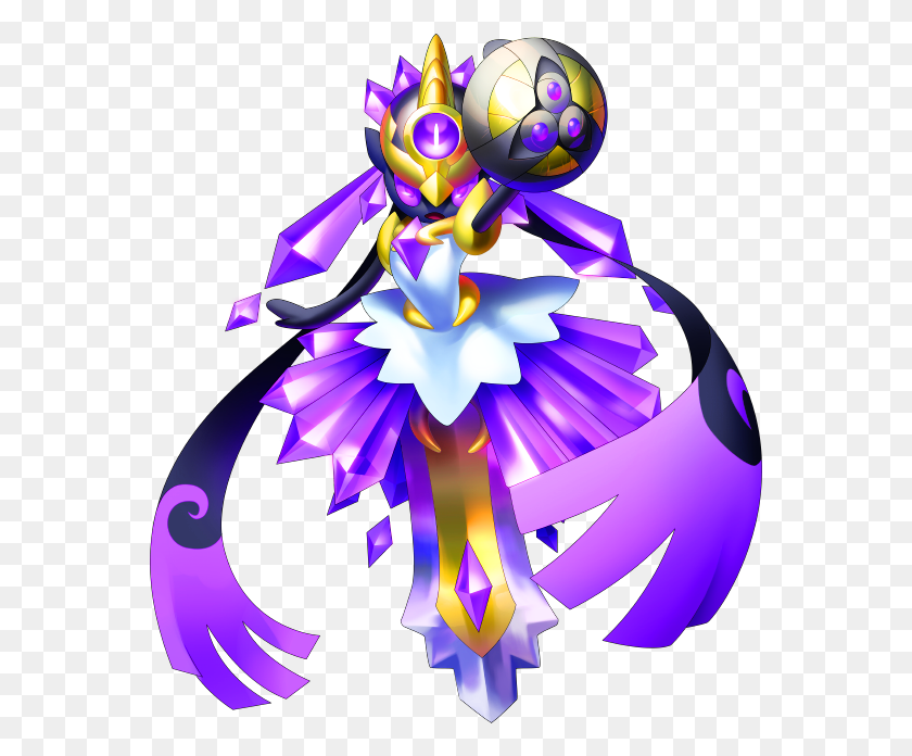 564x636 Покемон Fusion Diancie, Фиолетовый, Графика Hd Png Скачать