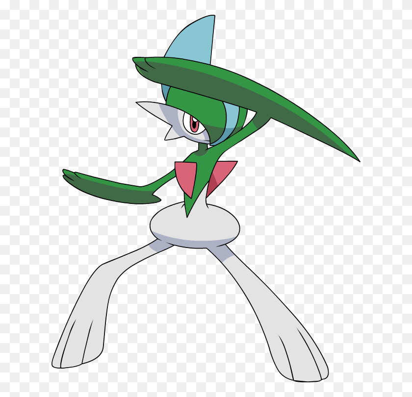 630x750 Pokemon Gallade Is A Fictional Character Of Humans Gallade Pokemon, Plant, Vegetation, Flower HD PNG Download