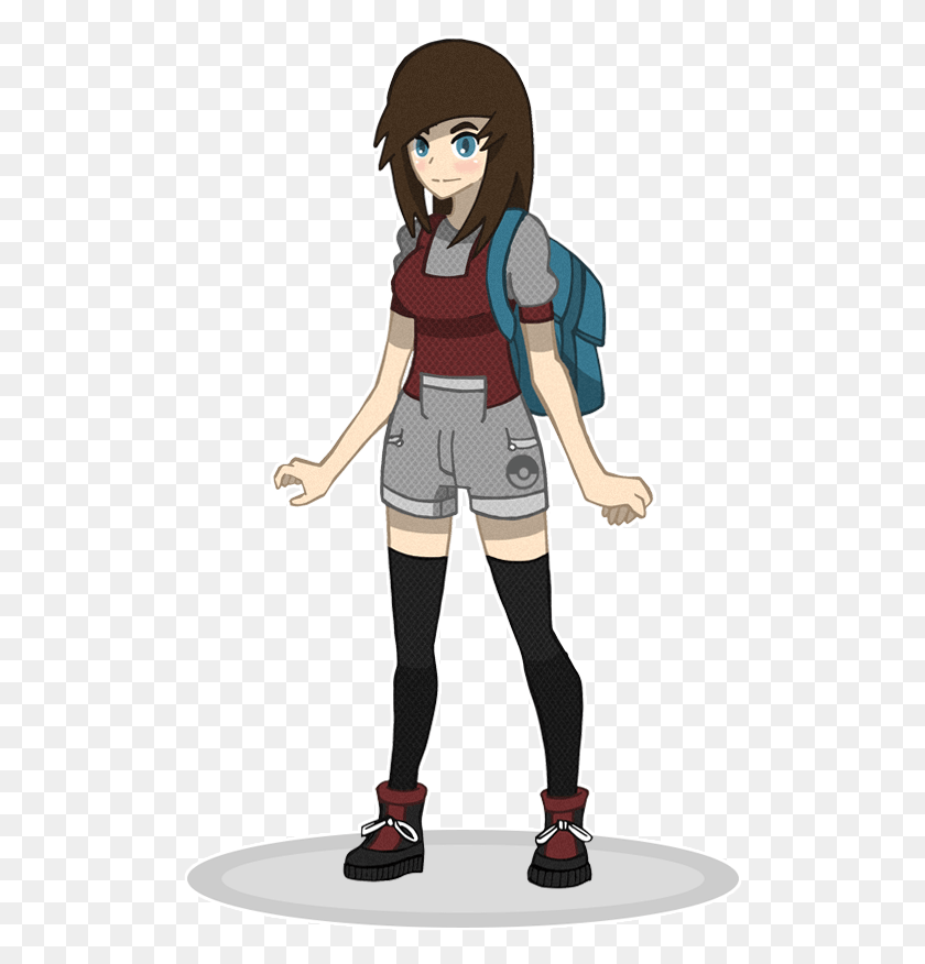 508x816 Pokemon Girl Entrenador De Pokemon Hembra, Persona, Humano, Personas Hd Png