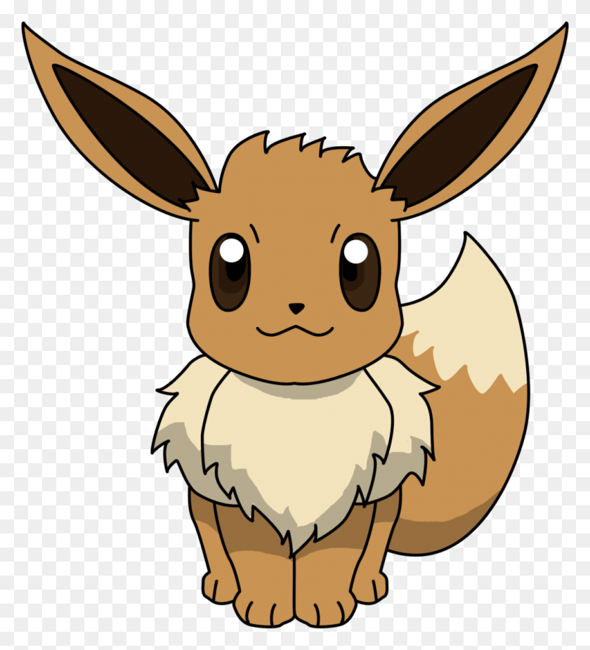 1024x1138 Pokemon Go Clipart Clip Art Eevee, Mammal, Animal, Rodent HD PNG Download