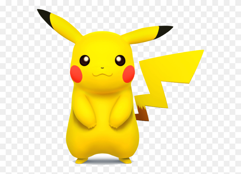 585x546 Descargar Png / Pokémon Go Image Super Smash Bros Wii U Pikachu, Juguete, La Vida Silvestre, Animal Hd Png