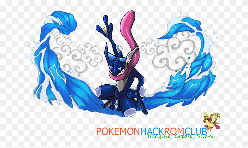652x442 Pokemon Hack Rom Club Waterbending, Graphics, Blue Jay HD PNG Download