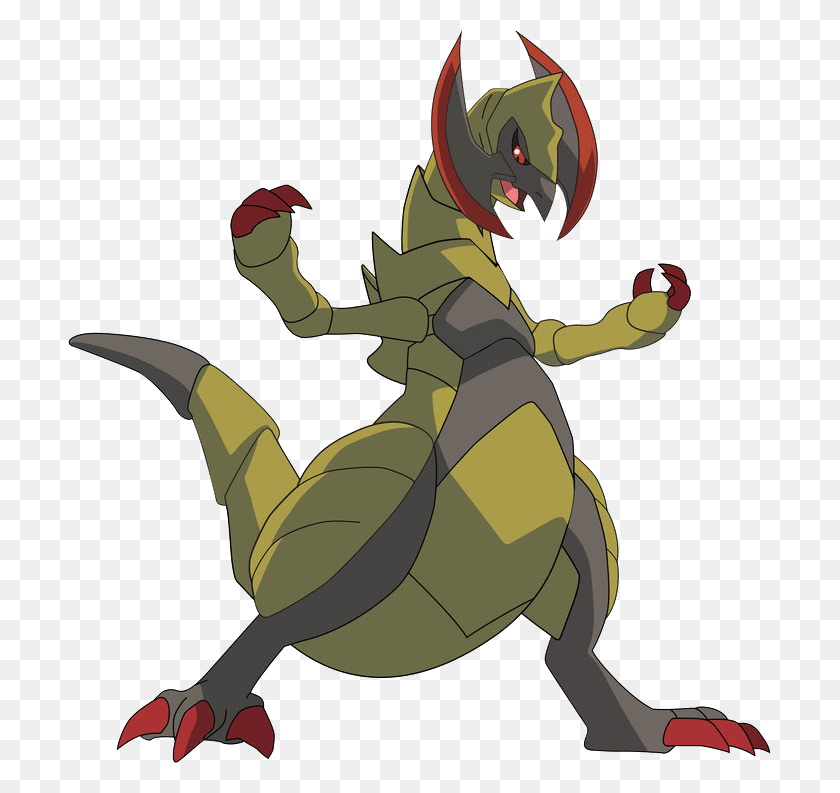 703x733 Pokemon Haxorus Is A Fictional Character Of Humans Hard To Guess Pokemon, Dragon, Animal, Reptile HD PNG Download