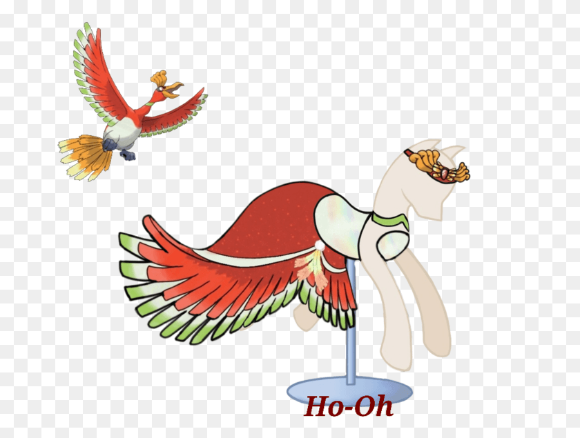 675x575 Pokemon Ho Oh, Bird, Animal, Flying HD PNG Download