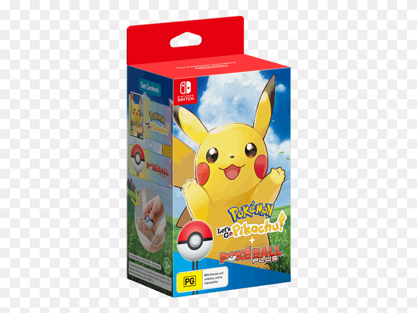 332x571 Pokemon Let39S Go Pikachu Con Pokeball Plus Pokemon Let39S Go Pikachu Paquete, Anuncio, Cartel, Papel Hd Png Descargar