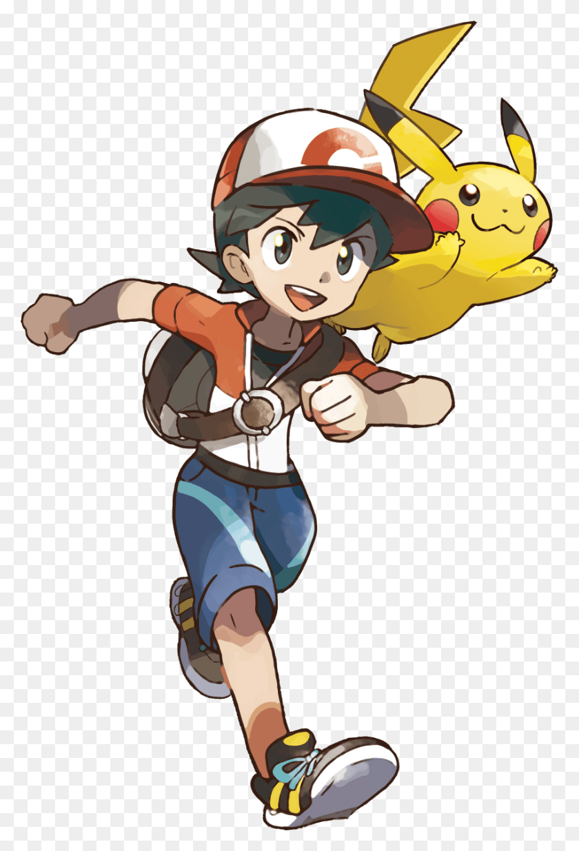 849x1280 Pokemon Lets Go Trainers, Person, Human, Helmet HD PNG Download