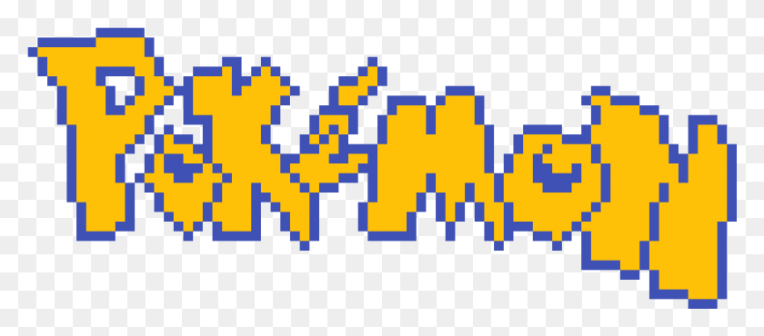 1096x436 Pokemon Logo Pixel, Text, Pac Man HD PNG Download