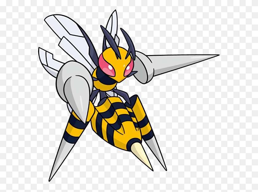 593x567 Pokemon Mega Beedrill, Wasp, Bee, Insect HD PNG Download