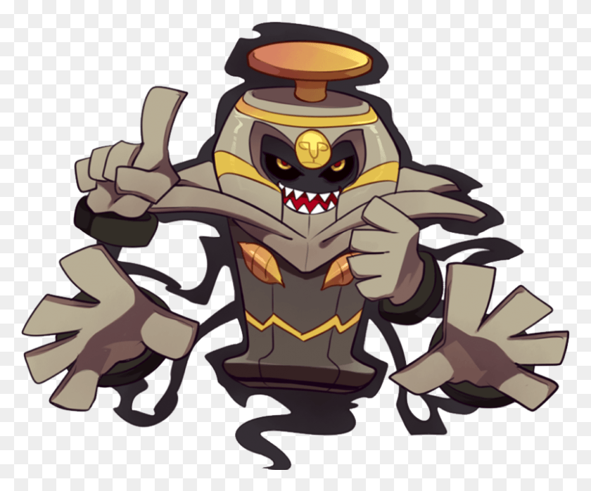 800x655 Покемон Mega Cofagrigus - Вымышленный Персонаж Mega Cofagrigus, Млекопитающее, Животное Hd Png Скачать