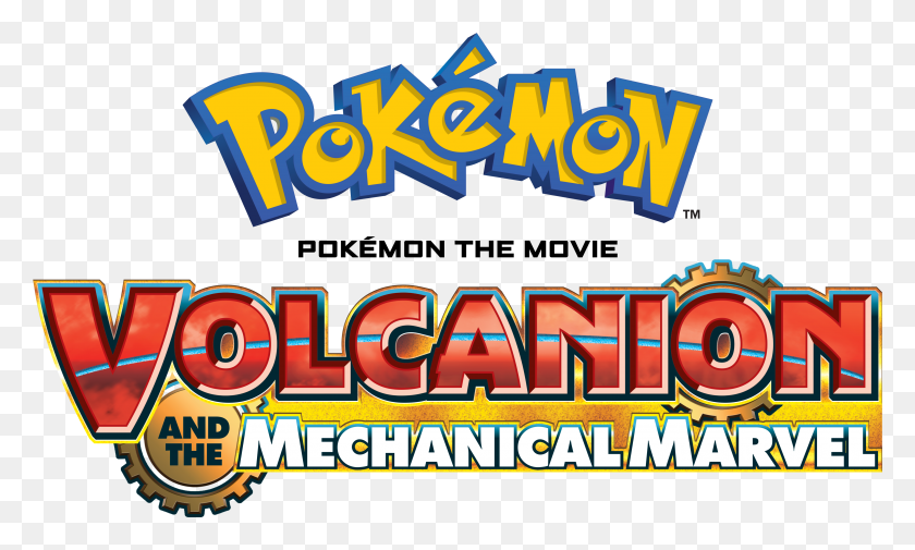 3601x2058 Descargar Png Pokemon Película 19 Volcanion Y La Maravilla Mecánica, Texto, Alfabeto, Word Hd Png