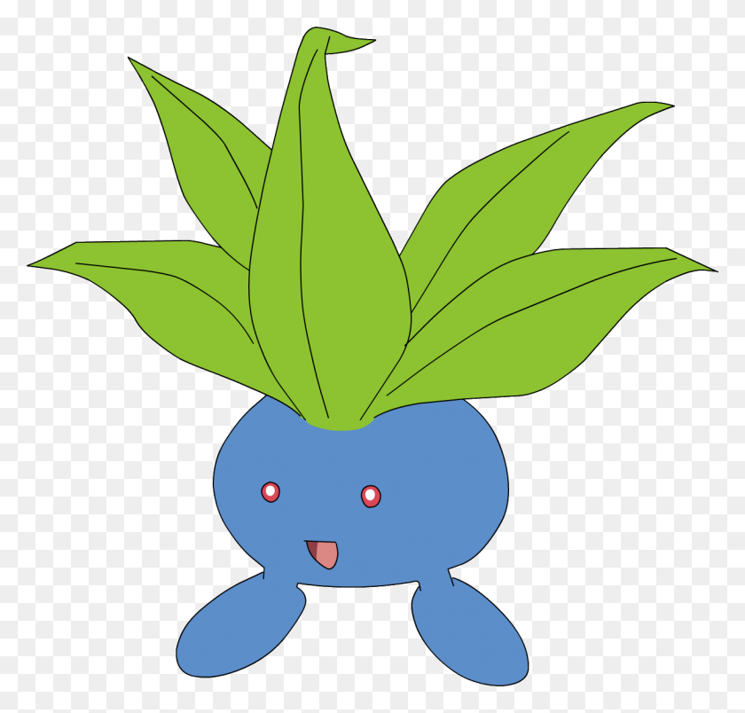 1223x1168 Pokemon Oddish Pokemon That Looks Like A Blueberry, Plant, Leaf, Root HD PNG Download