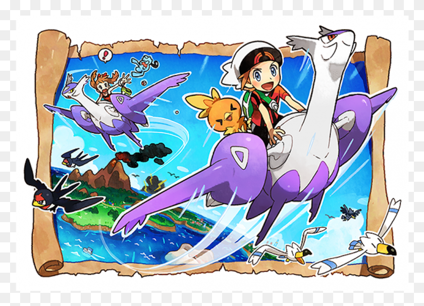 1029x721 Pokemon Omega Ruby And Alpha Sapphire Includes Aerial, Graphics, Doodle HD PNG Download
