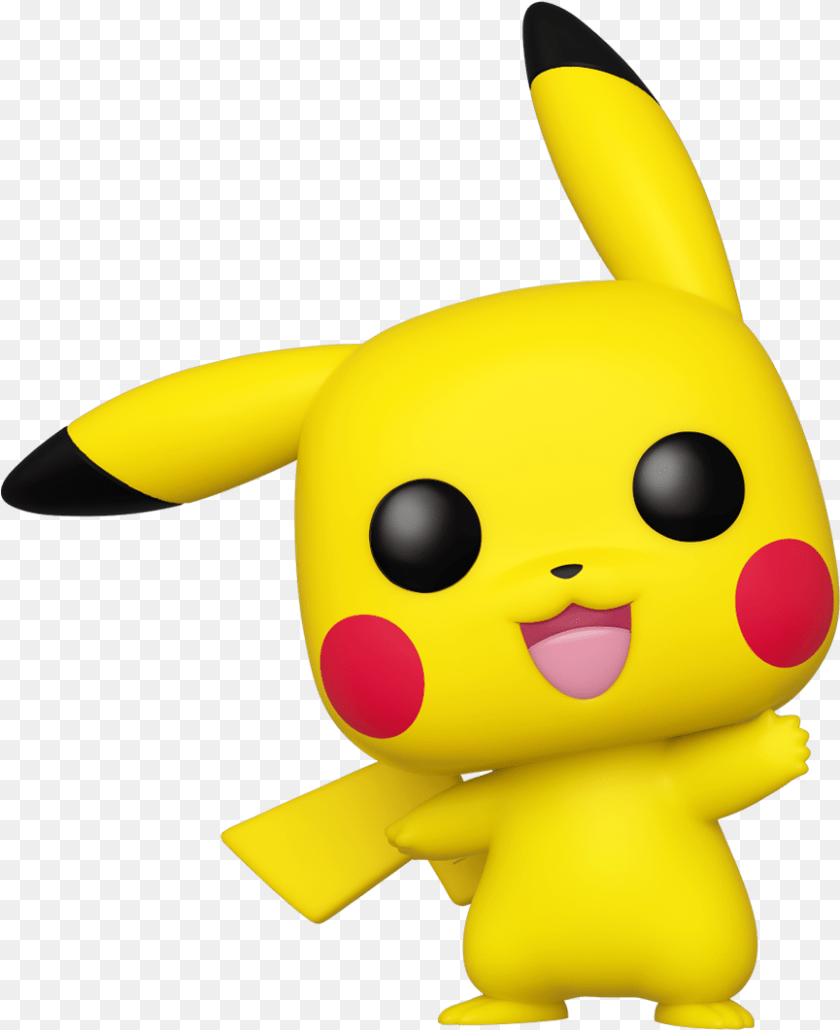 865x1061 Pokemon Pikachu Waving Pikachu Funko Pop, Plush, Toy Clipart PNG