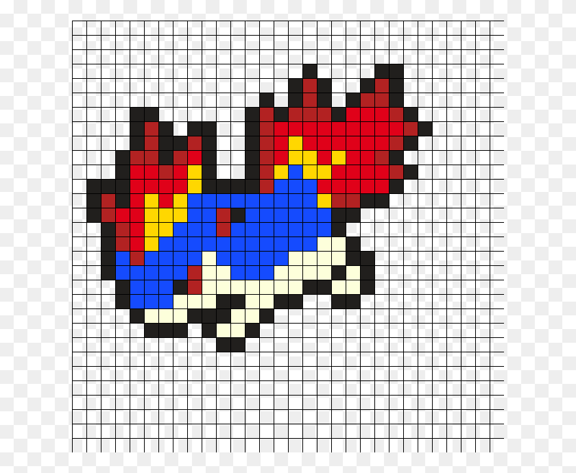 630x630 Descargar Png / Pokemon Pixel Art Quilava, Pac Man, Texto Hd Png
