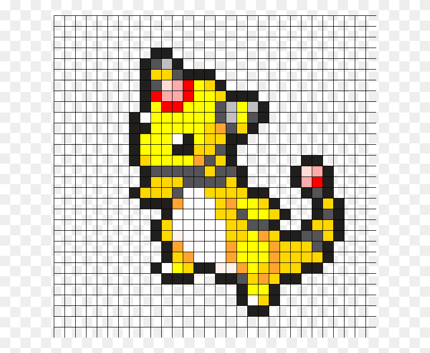 630x630 Покемон Psyduck Pixel Art Tata Bt21 Pixel Art, Текст, Pac Man, Bush Hd Png Скачать