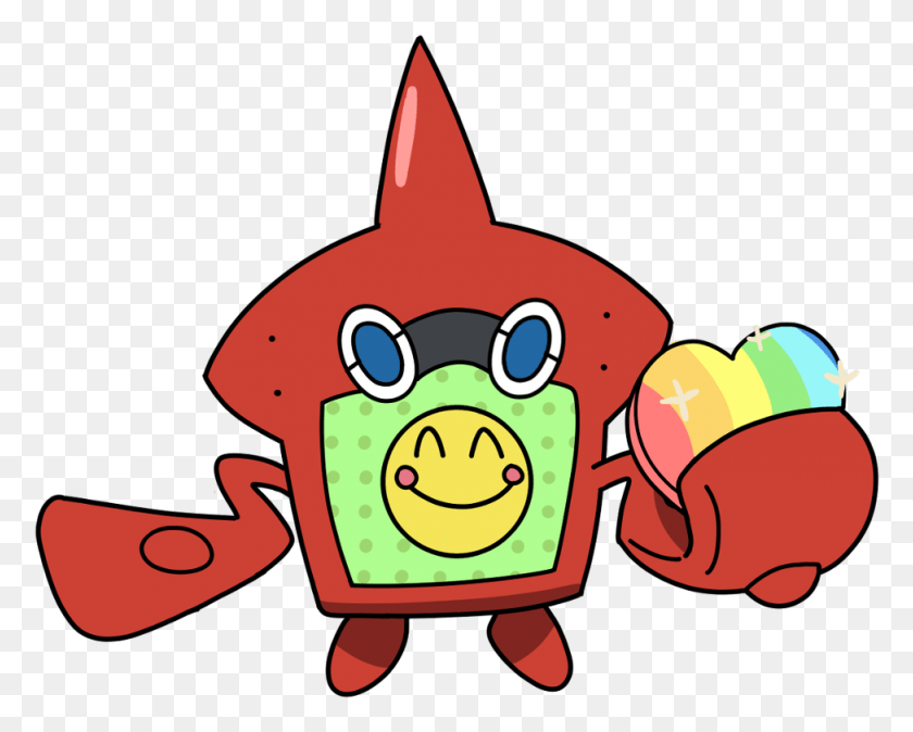 974x767 Pokemon Rotom Dex Rainbow Pokebeans Png / Pokémon Rotom Dex Png