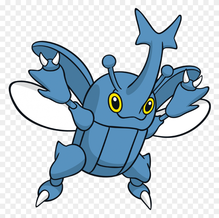 800x795 Pokemon Shiny Heracross Is A Fictional Character Of Bug Monotype, Animal, Mammal, Wildlife HD PNG Download